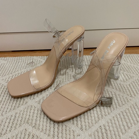 Brand new! Never worn clear ASOS heels - Picture 2 of 4
